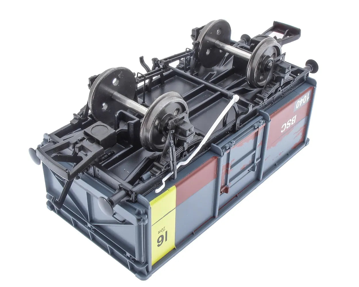 Accurascale Exclusive 16-Tonne Mineral British Steel Scrap Model Railway Wagons - Set of 3 Underneath
