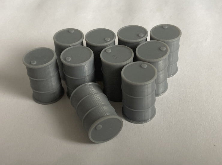 Geoscenics Oil Drums_O Gauge_For Model Railways