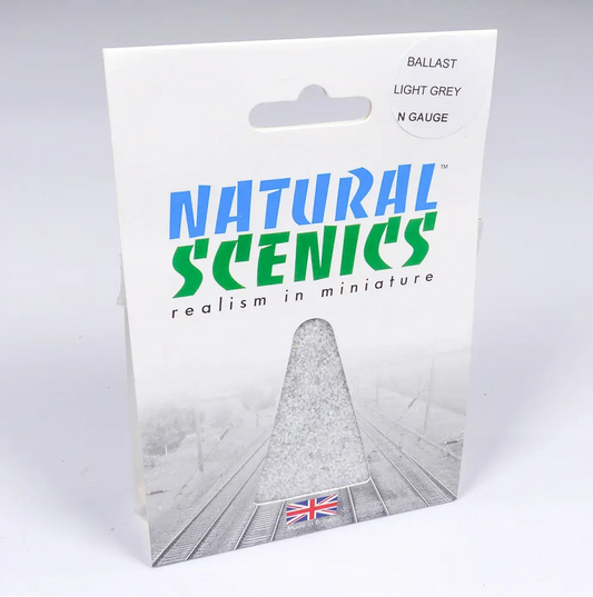 Natural Scenics Light Grey Ballast_N Gauge Small_For Model Railways
