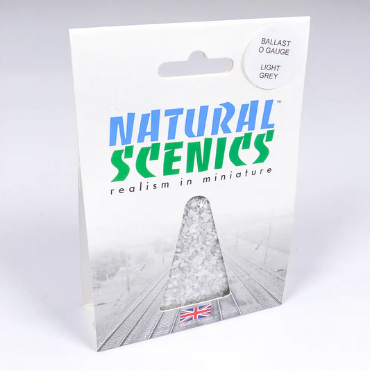 Natural Scenics Light Grey Ballast_O Gauge Small_For Model Railways