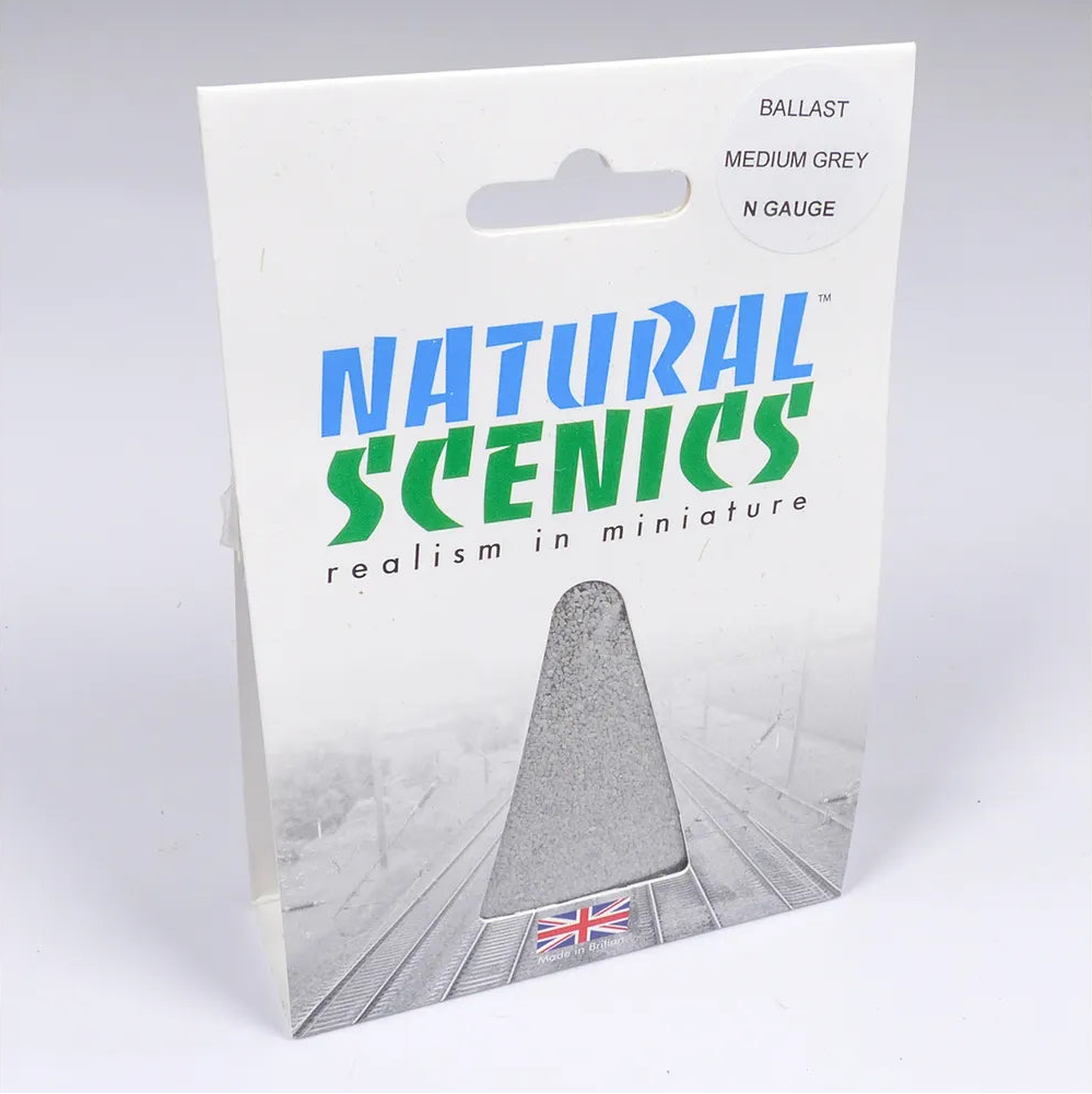 Natural Scenics Medium Grey Ballast_N Gauge Small_For Model Railways
