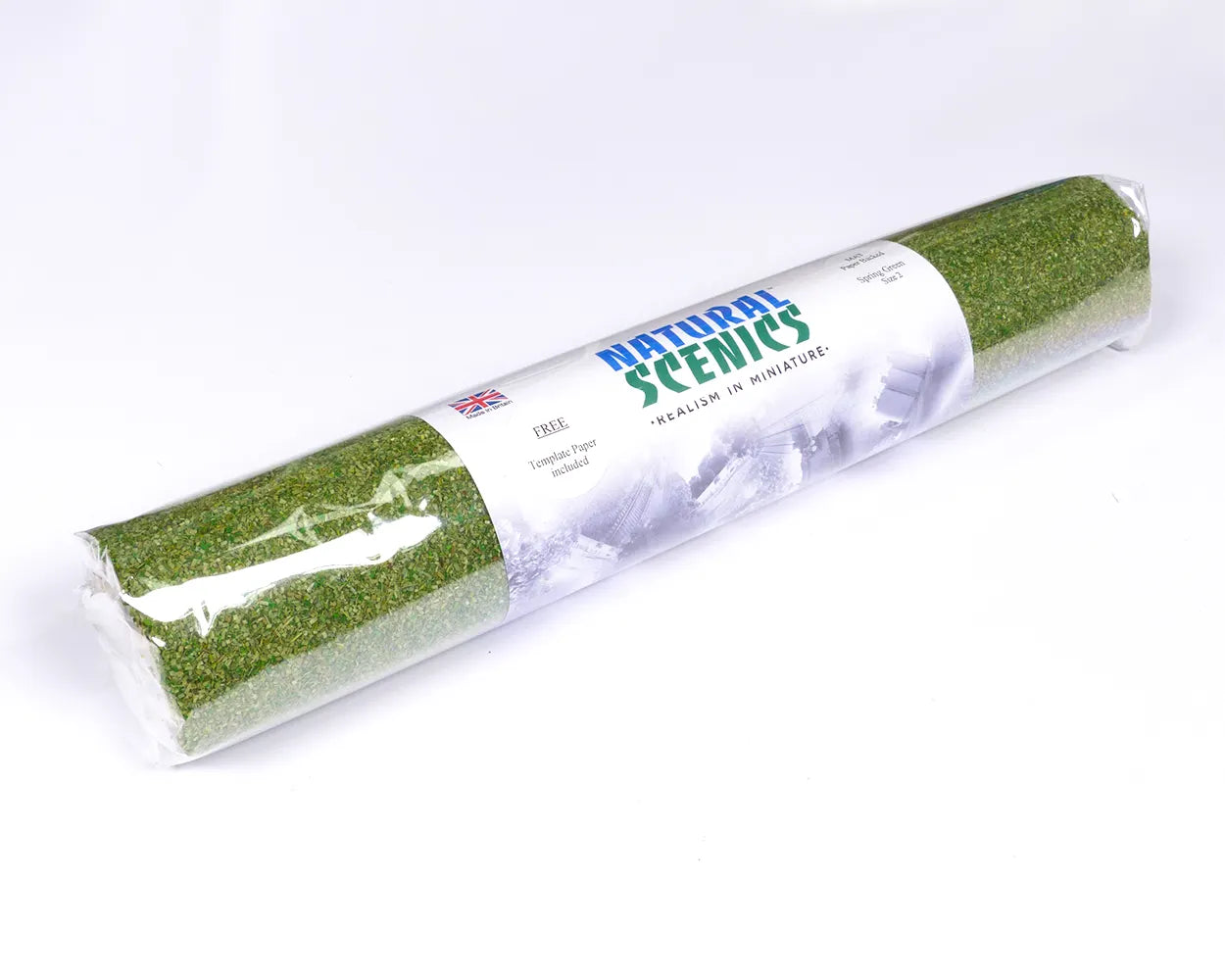 Natural Scenics Paper Backed Spring Green Model Railway Cover Mat_300mm x 500mm_2