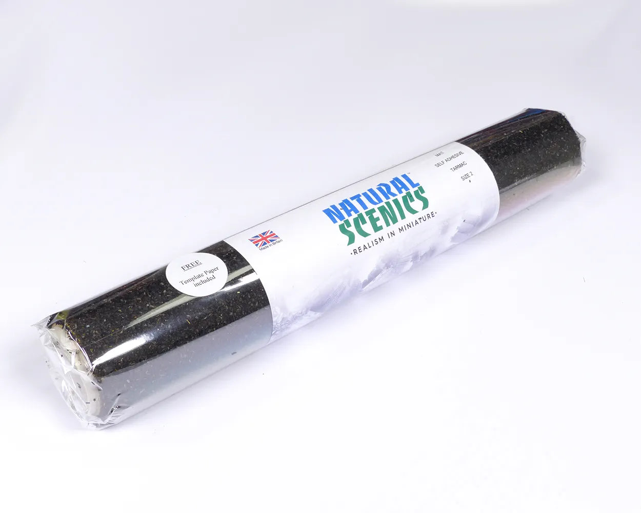 Natural Scenics Self Adhesive Tarmac Effect Model Railway Cover Mat_300mm x 500mm