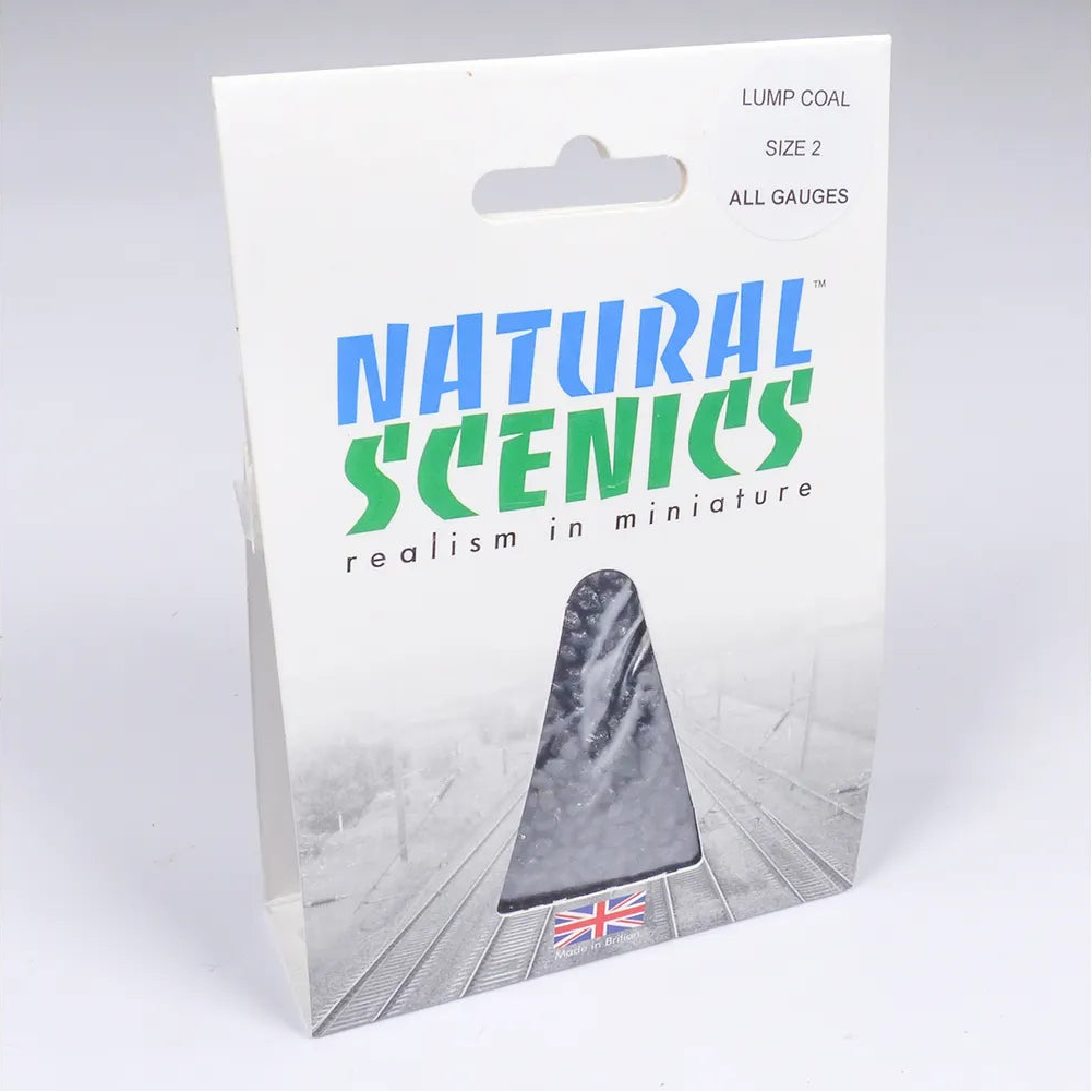 Natural Scenics Size 2 Lump Coal For Model Railways