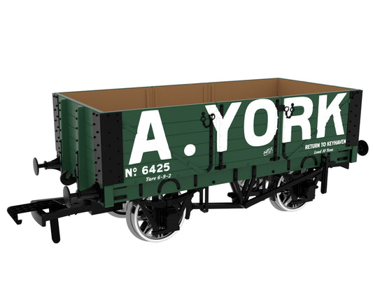 Rapido Limited Edition A.York 5-Plank Private Owner Wagon_OO_ - World of Railways Exclusive