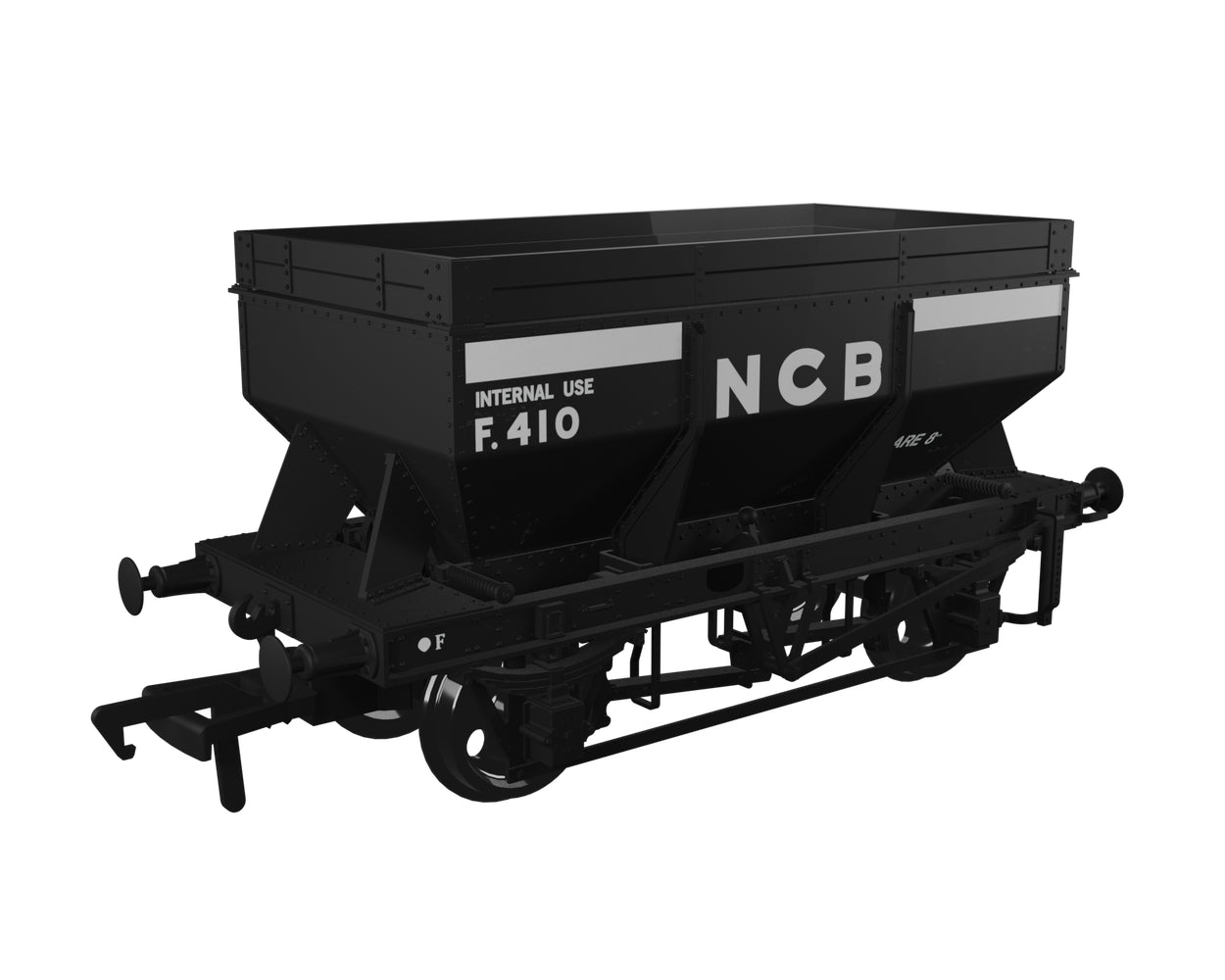 Rapido Limited Edition NCB 20-Tonne Hopper Wagons - Pack of 3 in Black_OO_F410 - World of Railways Exclusive