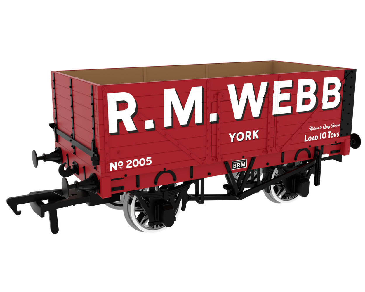 Rapido Limited Edition R. M. Webb 7-Plank Private Owner Wagon (OO) - World of Railways Exclusive