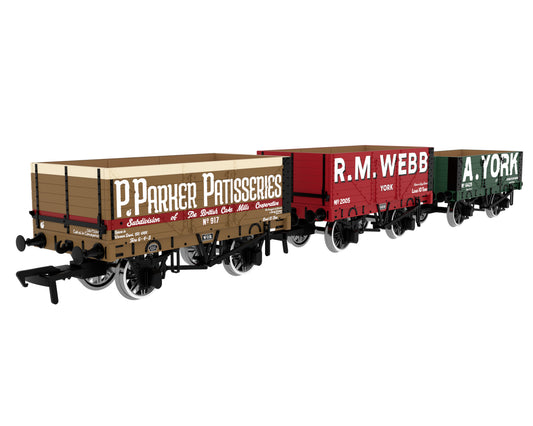 Rapido Limited Edition R. M. Webb Pack of 3 Special Wagons_OO_ - World of Railways Exclusive