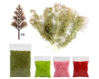 WWScenics Realistic Spring Tree Making Kit For Model Railways