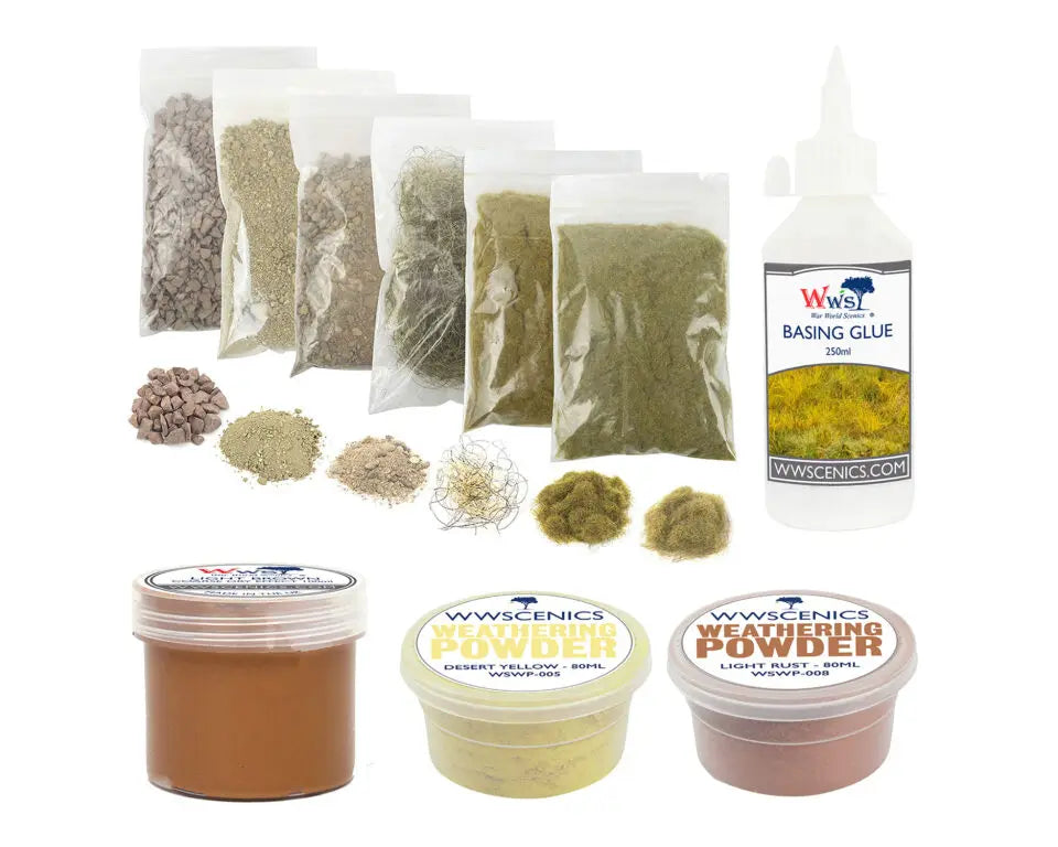 WWScenics Sand Bundle For Model Railways 2