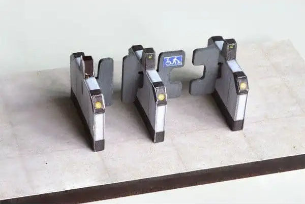 WWScenics Scale Model Railway Scenery - Diesel Era Station Platform Detailing Pack Contents 4