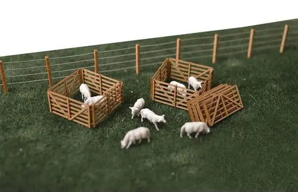 WWScenics Scale Model Railway Scenery - Farmyard Pack Animals