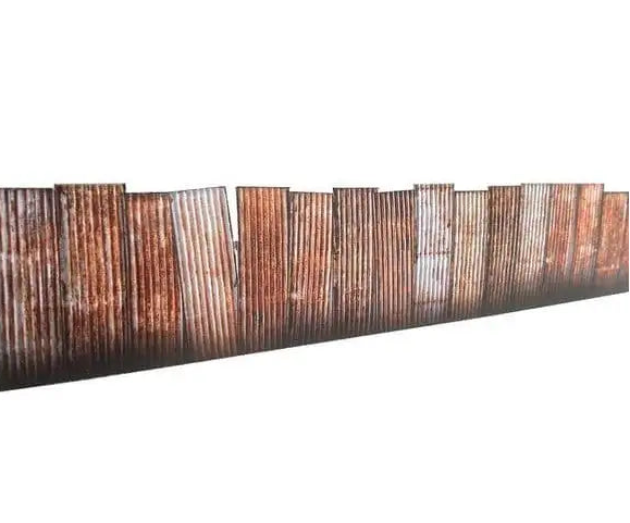 WWScenics Scale Model Railway Scenery - Fencing_Gate_Walls Pack