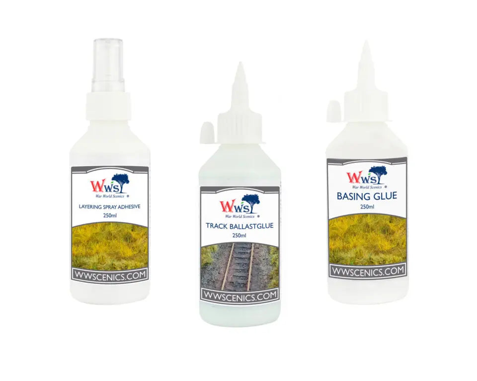 WWScenics Scenic Diorama Glue Set_250ml_For Model Railways